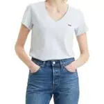 Levi's Perfect V-Neck Camiseta Mujer, Arctic Ice, S