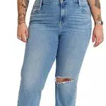 Levi's Plus Size 726 High Rise Flare Vaqueros Tallas Grandes Mujer Medium Indigo Destructed 20 Short