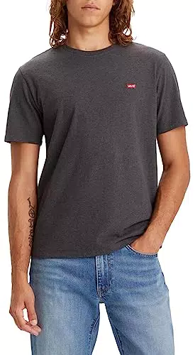 Levi's Ss Original Housemark Tee, Camiseta Hombre, Dark Charcoal Heather Dkr