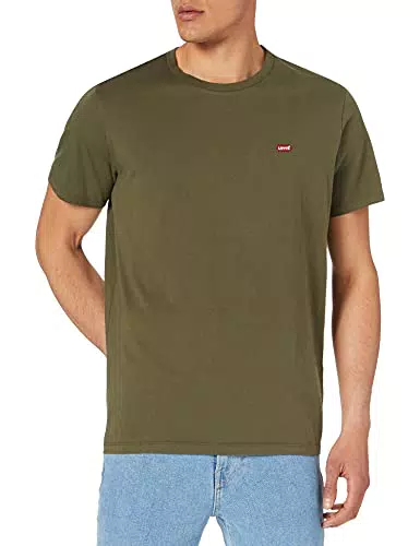 Levi's Ss Original Housemark Tee, Camiseta Hombre, Olive Night