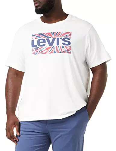 Levi's Ss Relaxed Fit Tee Camiseta Hombre Poster Caviar M -