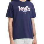 Levi's Ss Relaxed Fit Tee Camiseta Hombre Poster Logo Naval Academy XL -