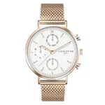 Liebeskind Reloj análogo para Mujer de Cuarzo con Correa en Acero Inoxidable LT-0193-MM