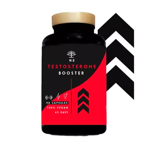 Maca, Zinc y Testosterona Hombre, Pre entreno, Potenciador Sexual con Ginseng