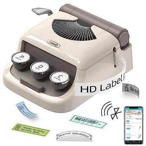 Makeid Etiquetadora Autoadhesivas Q1, Impresora Portatil Bluetooth para Hogar y Oficina