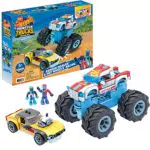 Mega Construx Monster Trucks Pack 2 coches de juguete de bloques de construcción