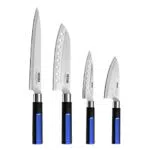 Monix Solid + - Set de 4 cuchillos japoneses, acero inoxidable