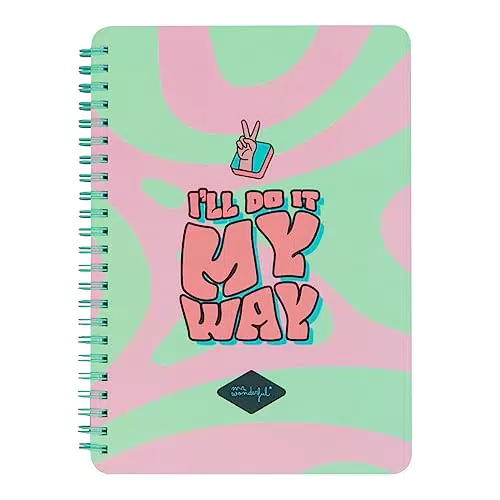 Mr.Wonderful - A5 notebook - I'll do it my way
