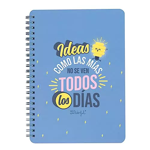 Mr.Wonderful - Libreta A5 - Ideas como las mías no se ven todos los días