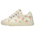 Naturino Eindhoven Zip-Zapatillas Deportivas de Piel con Estampa Albaricoque