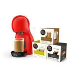 Nescafé Dolce Gusto De'longhi Piccolo XS EDG210.R - Cafetera de cápsulas con 15 bares de presión