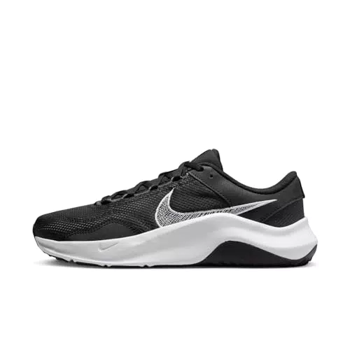 Nike Legend Essential 3, Sneaker Mujer, Black/White-Iron Grey