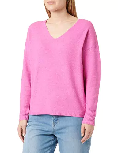 ONLY Onlrica Life L/S V-Neck Pullo Knt Noos Suter Pulver