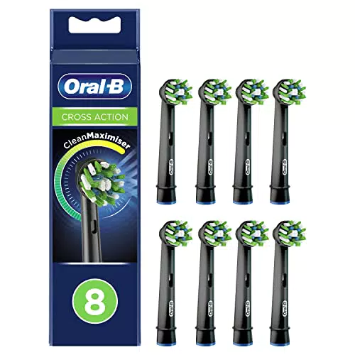 Oral-B CrossAction Recambios Cepillo de Dientes Eléctrico con Tecnología Clean Maximiser