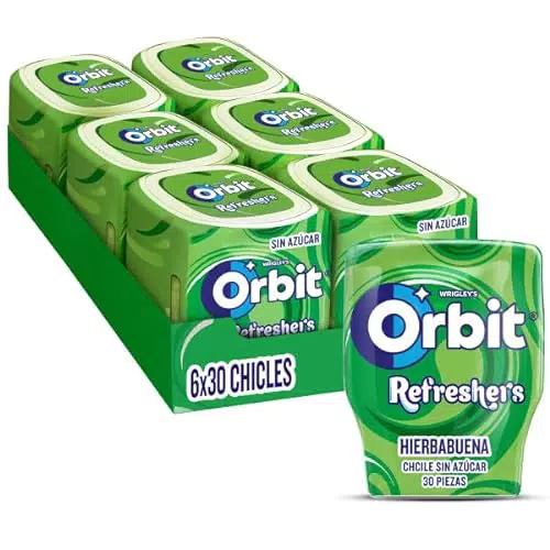 Orbit Refreshers, Bote de Chicles Sin Azúcar Orbit Refreshers