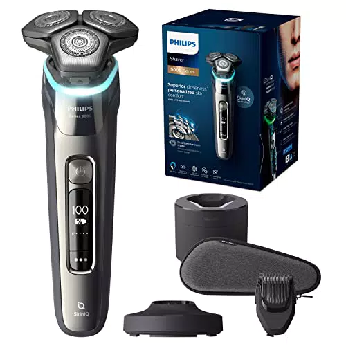 Philips Afeitadora eléctrica Wet and Dry con Tecnología SkinIQ