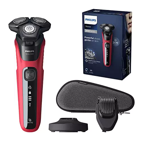 Philips Shaver Serie 5000 Afeitadora negro eléctrica Wet & Dry con Tecnología SkinIQ