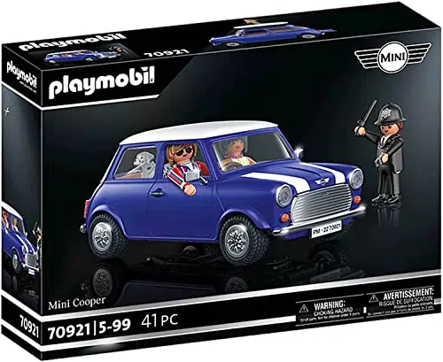 PLAYMOBIL 70921 Classic Cars Mini Cooper, Coche Coleccionable para Adultos y Coche de Juguete para niños