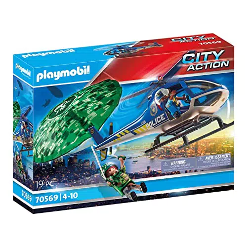PLAYMOBIL City Action 70569 Helicóptero de la policía