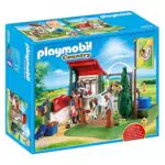PLAYMOBIL Country 6929 Set de Limpieza para Caballos con Bomba de Agua