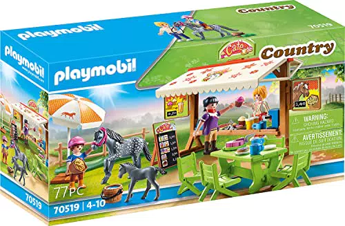 PLAYMOBIL Country 70519 Cafetería Poni, Juguete para niños a Partir de 4 años