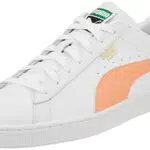 PUMA Basket Classic XXI, Zapatillas, Hombre, Puma White-Peach Pink