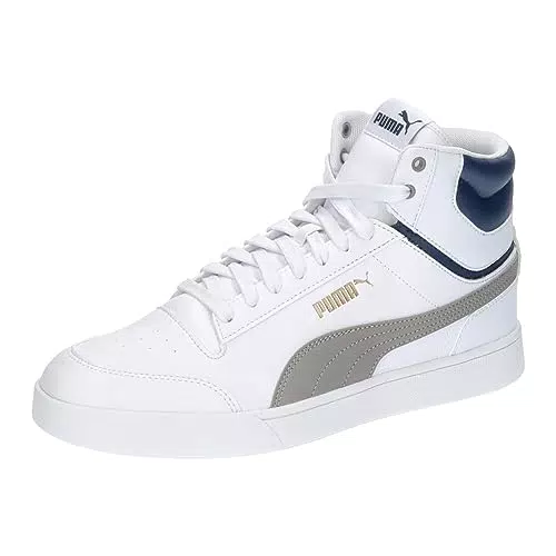 PUMA Shuffle Mid, Zapatillas Unisex adulto, Blanco,