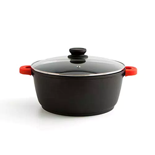 Quid Intense Cacerola Aluminio Fundido 28x12, 5cm Negro