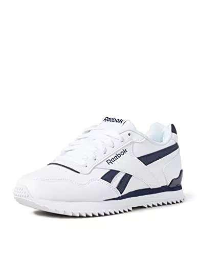 Reebok Royal Glide Ripple Clip, Zapatillas Hombre, Blanco White Collegiate Navy
