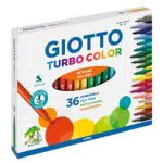 Rotulador giotto turbo color caja de 36 colores