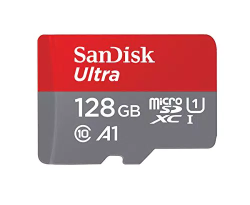 SanDisk Ultra microSDXC UHS-I memory card 128 GB + adapter