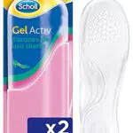 Scholl Gel Activ - Plantillas para zapato de mujer con tacón mediano