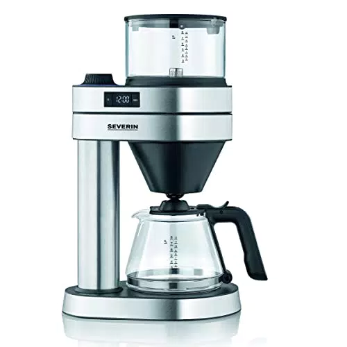 SEVERIN Cafetera de filtro Caprice, hecha a mano con cafetera para hasta 8 tazas