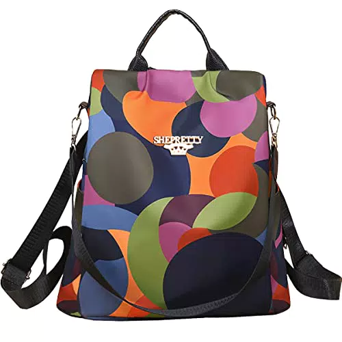 shepretty Mochila antirrobo Impermeable para Mujer, 8864-F