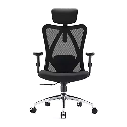 SIHOO M18 Silla Ergonómica de Oficina, Silla de Escritorio con Soporte Lumbar Ajustables