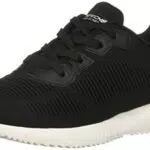 Skechers Bobs Squad Tough Talk, Zapatillas Mujer, Black Engineered Knit
