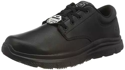 Skechers Flex Advantage Sr Fourche, Zapatos Hombre, Black Leather