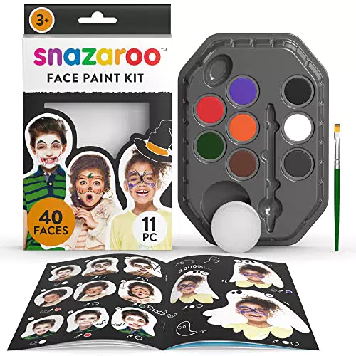 Snazaroo - Set de pintura facial "Halloween", para niños y adultos