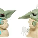 Star Wars - The Bounty Collection Series 4 - Pack Doble de Figuras de Grogu - Poses Arañas Molestas y Comiendo Galletas - A Partir de 4 años