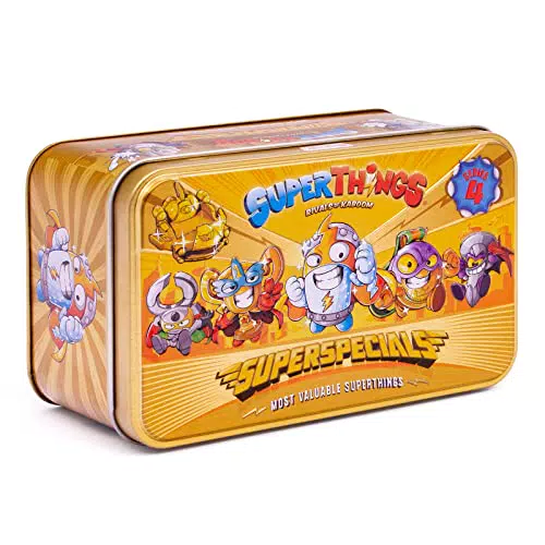 SUPERTHINGS Lata Gold Serie 4, Incluye el ultrararo