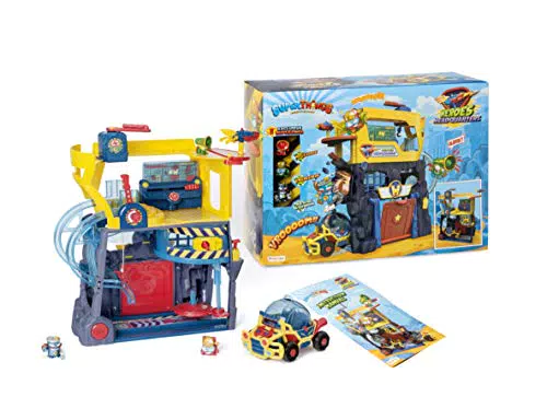 SUPERTHINGS Heroes Headquarters Cuartel General de los SuperThings. Incluye 3 SuperThings y 1 vehículo exclusivos