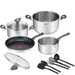 Tefal Daily Cook Batería de cocina de 4 piezas + 5 accesorios: Sartén 28 cm