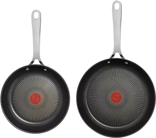 Tefal E304S244 Jamie Oliver, 2 Sartenes de acero inoxidable