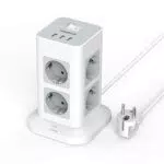 TESSAN Regleta Enchufes Proteccion Sobretension 3600W 16A