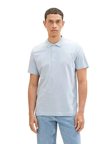 TOM TAILOR 1036437 Polo, 31992 Stonington Blue White Stripes