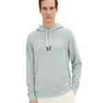 TOM TAILOR Hombre Sudadera 1035531, 28129 - Light Ice Blue