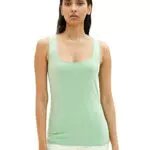 TOM TAILOR Señoras Top 1035393, 31034 - Okra Green
