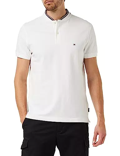 Tommy Hilfiger Cuello Mao con Polo Delgado RWB Polos S/S