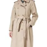 Tommy Hilfiger Gabardina Db de Mezcla de algodón, Beige