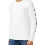 TOMMY HILFIGER - Men's T-shirt with long sleeves and logo - Size L